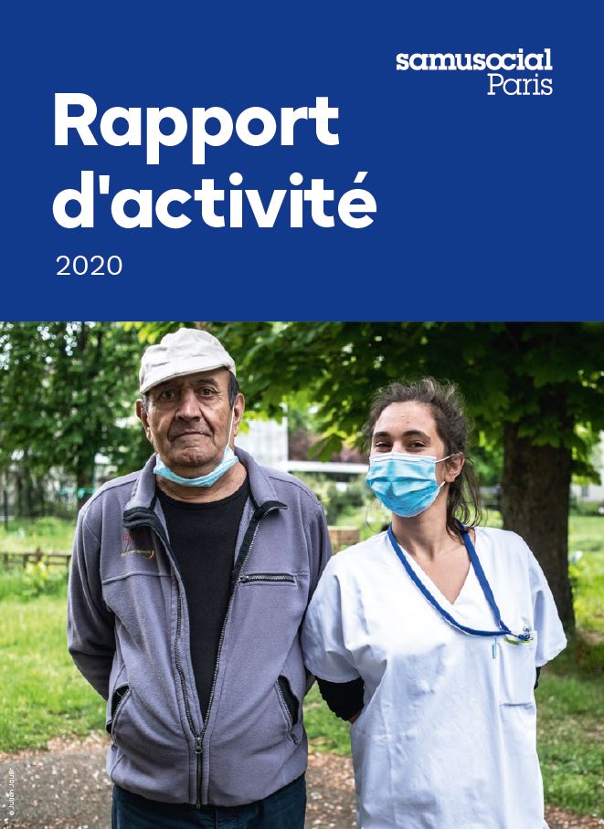 Couverture du rapport d'activité 2020