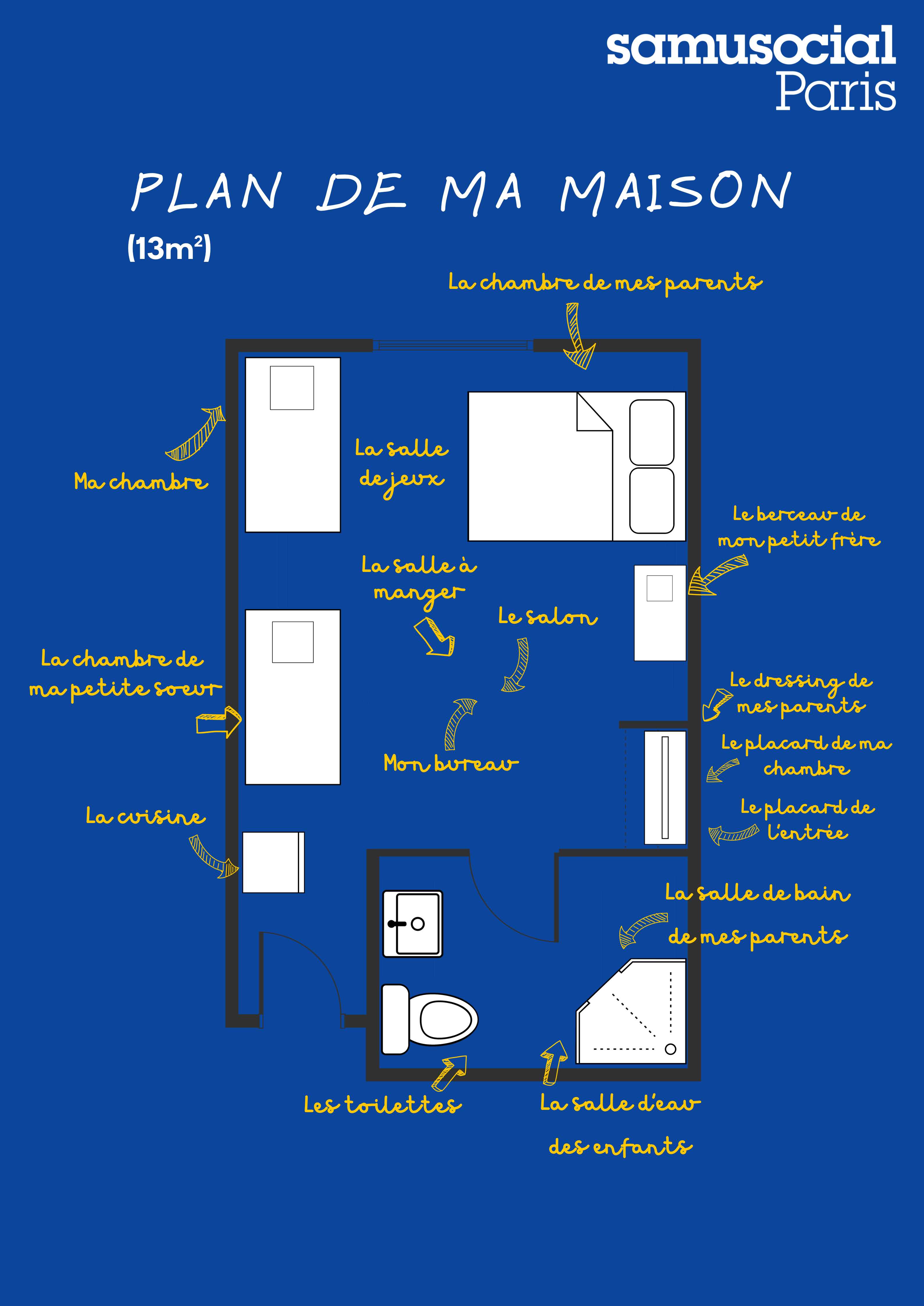 plan chambre d'hôtel