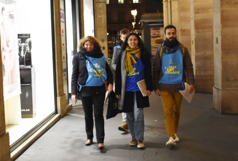Le Samusocial de Paris participe à la 3ème Nuit de la Solidarité